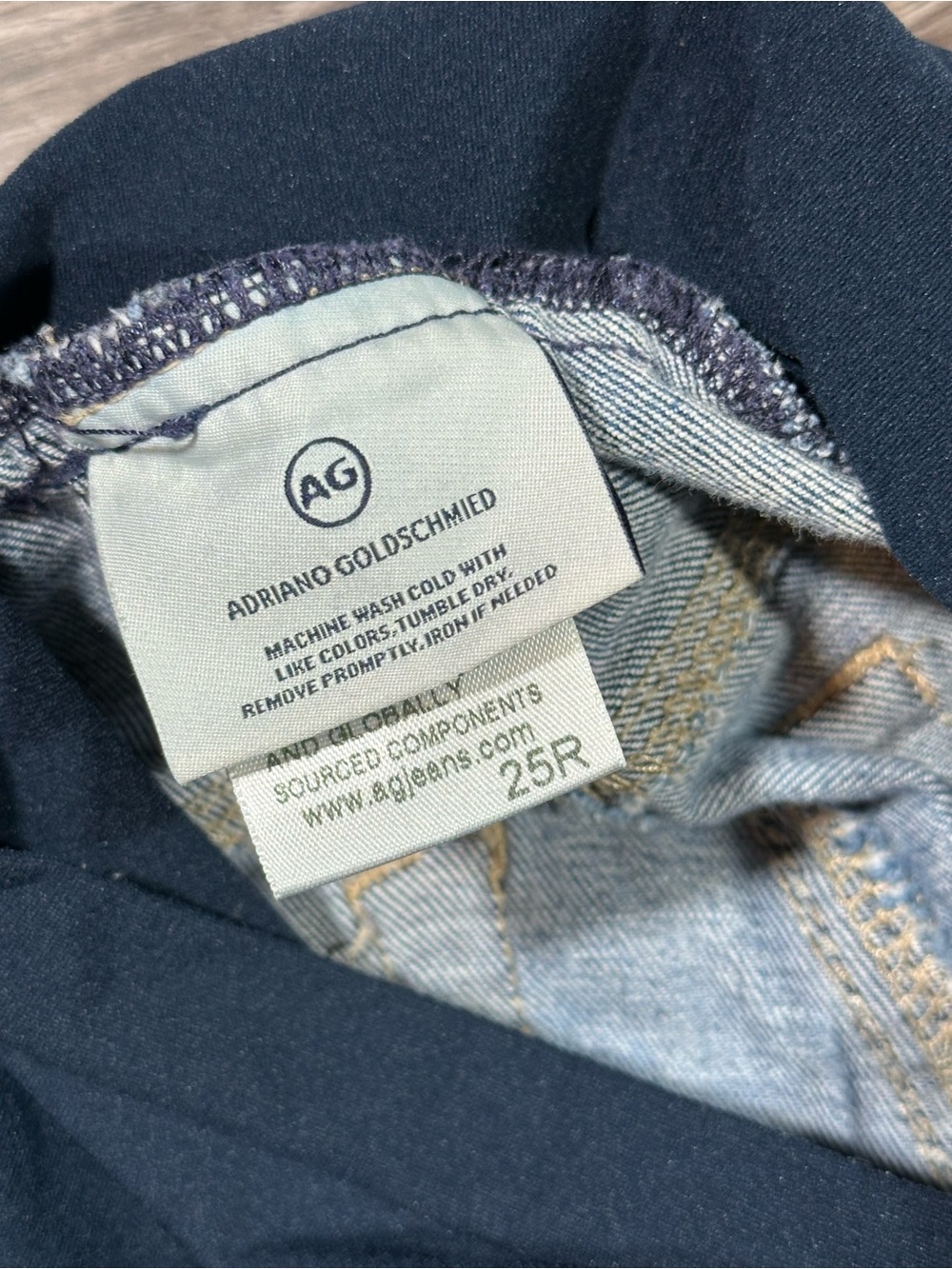 ADRIANO GOLDSCHMIED Secret Belly Panel Maternity Skinny Jeans 25 - Picture 9 of 14